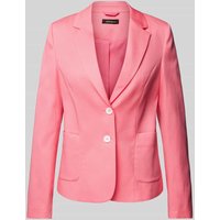 More & More Blazer in unifarbenem Design in Pink, Größe 40 von MORE & MORE
