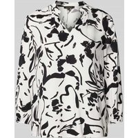 More & More Bluse mit Allover-Print in Offwhite, Größe 34 von MORE & MORE