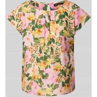 More & More Blusenshirt mit rückseitigem Knopfverschluss in Multi Stylebop, Größe 44 von MORE & MORE