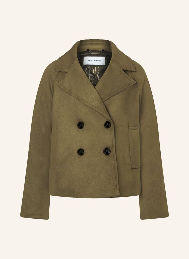 More & More Cabanjacke In Lederoptik gruen von MORE & MORE