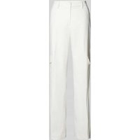 More & More Cargohose mit aufgesetzten Taschen in Offwhite, Größe 34 von MORE & MORE