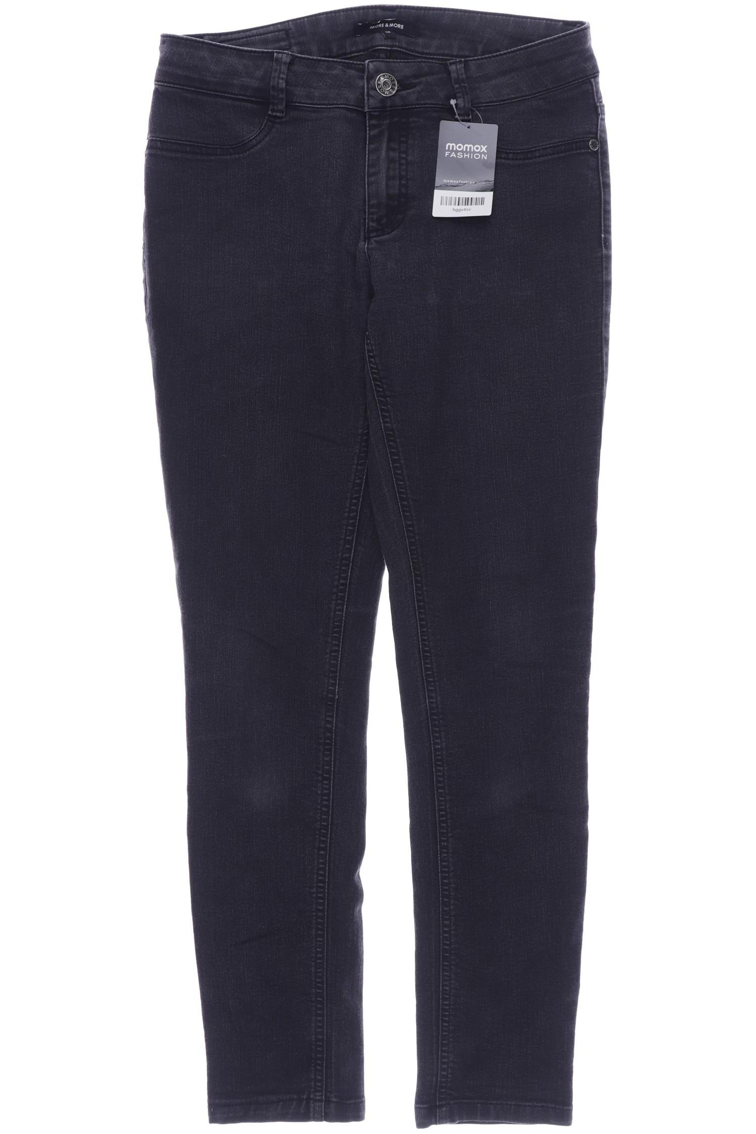 More & More Damen Jeans, schwarz von MORE & MORE