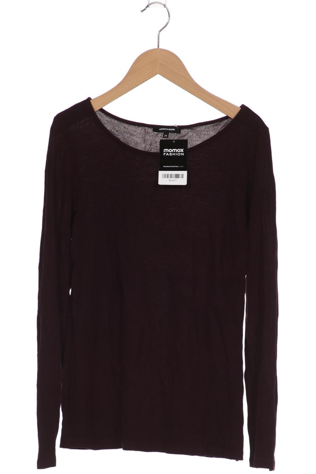 More & More Damen Langarmshirt, bordeaux von MORE & MORE