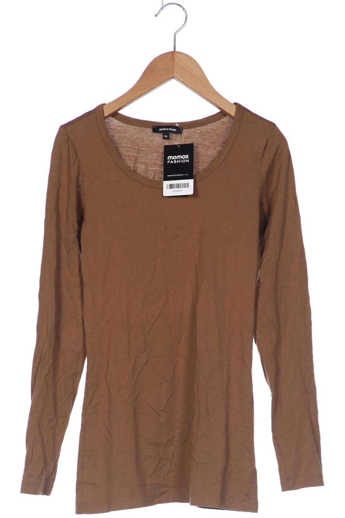 More & More Damen Langarmshirt, braun von MORE & MORE