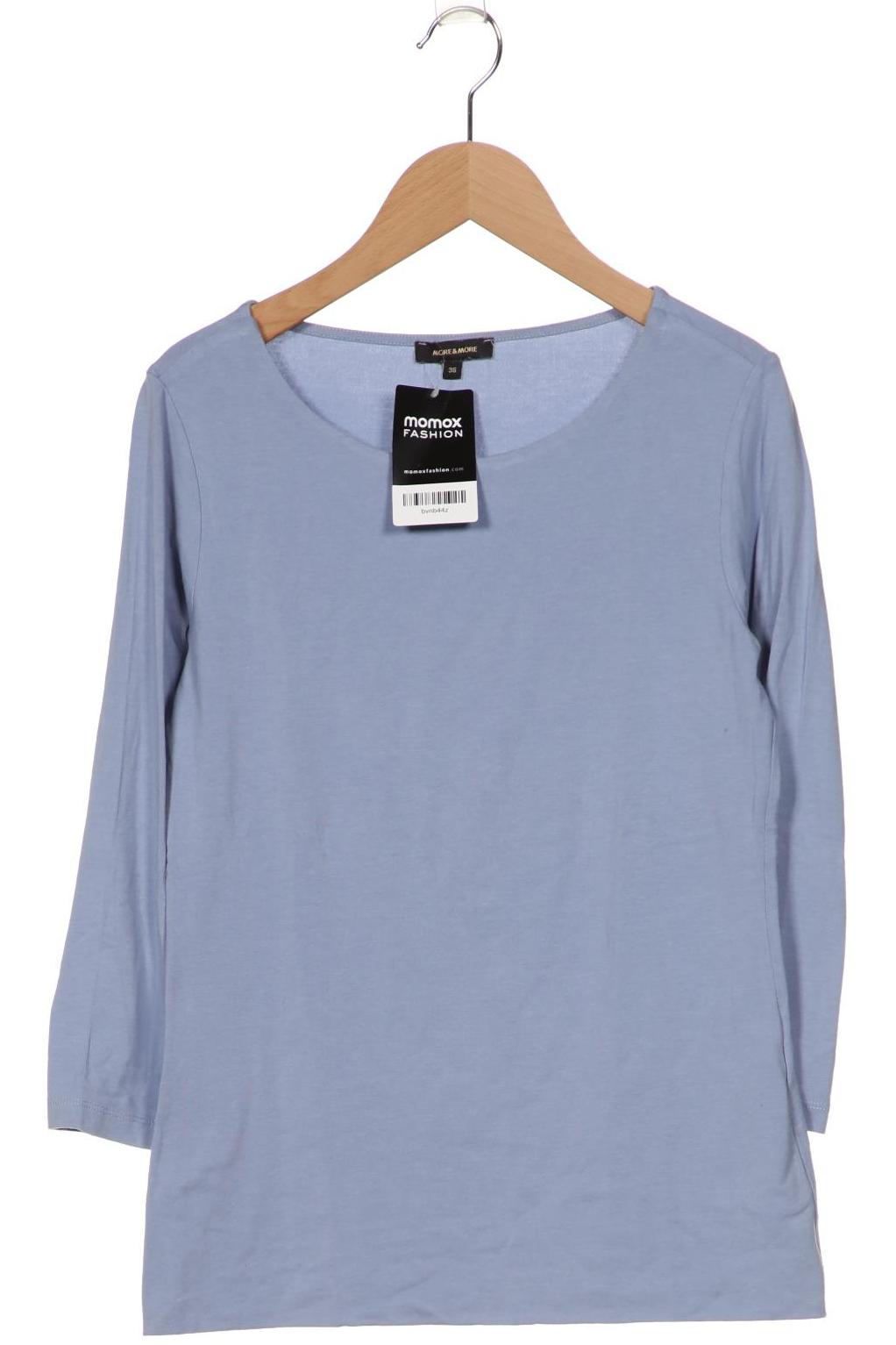 More & More Damen Langarmshirt, hellblau von MORE & MORE