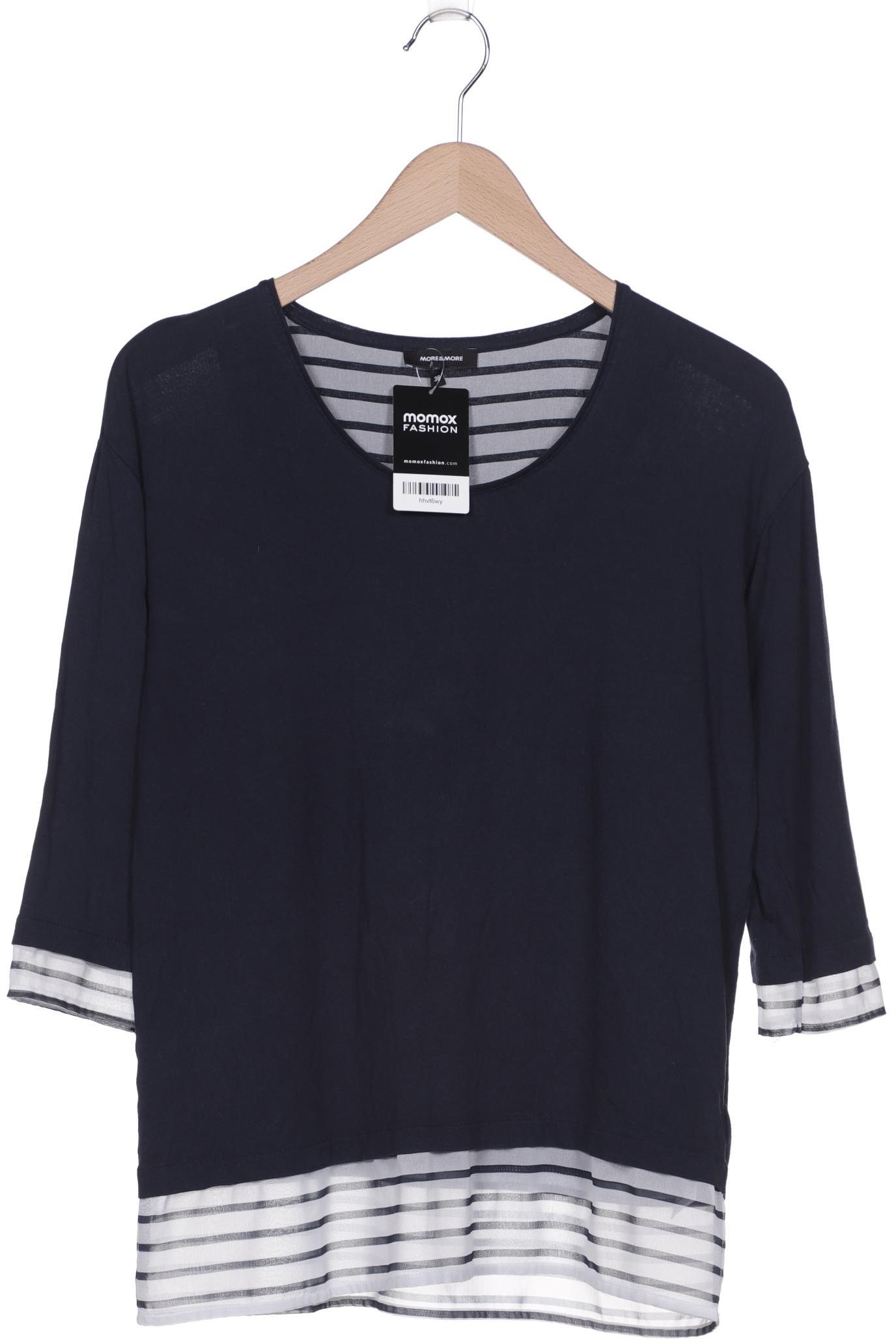 More & More Damen Langarmshirt, marineblau von MORE & MORE