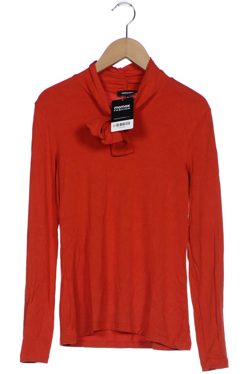 More & More Damen Langarmshirt, orange von MORE & MORE