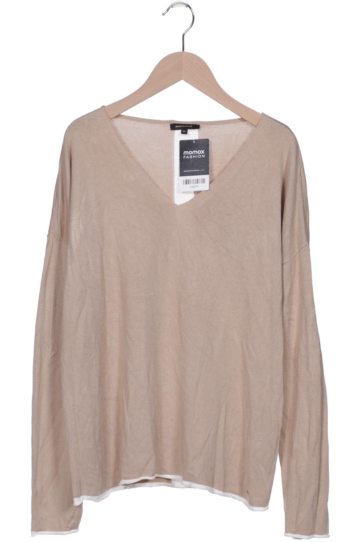 More & More Damen Pullover, beige von MORE & MORE