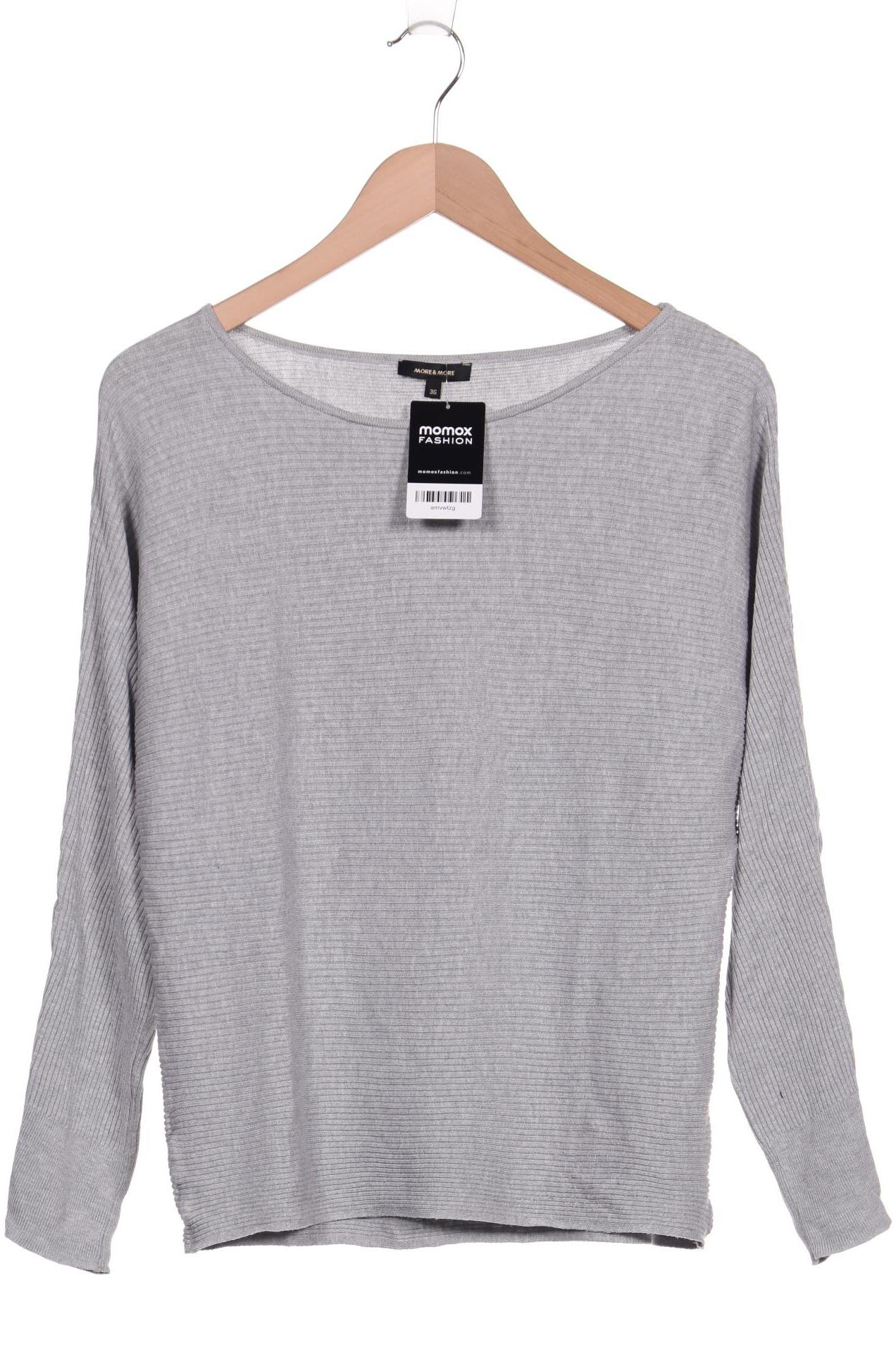 More & More Damen Pullover, grau von MORE & MORE