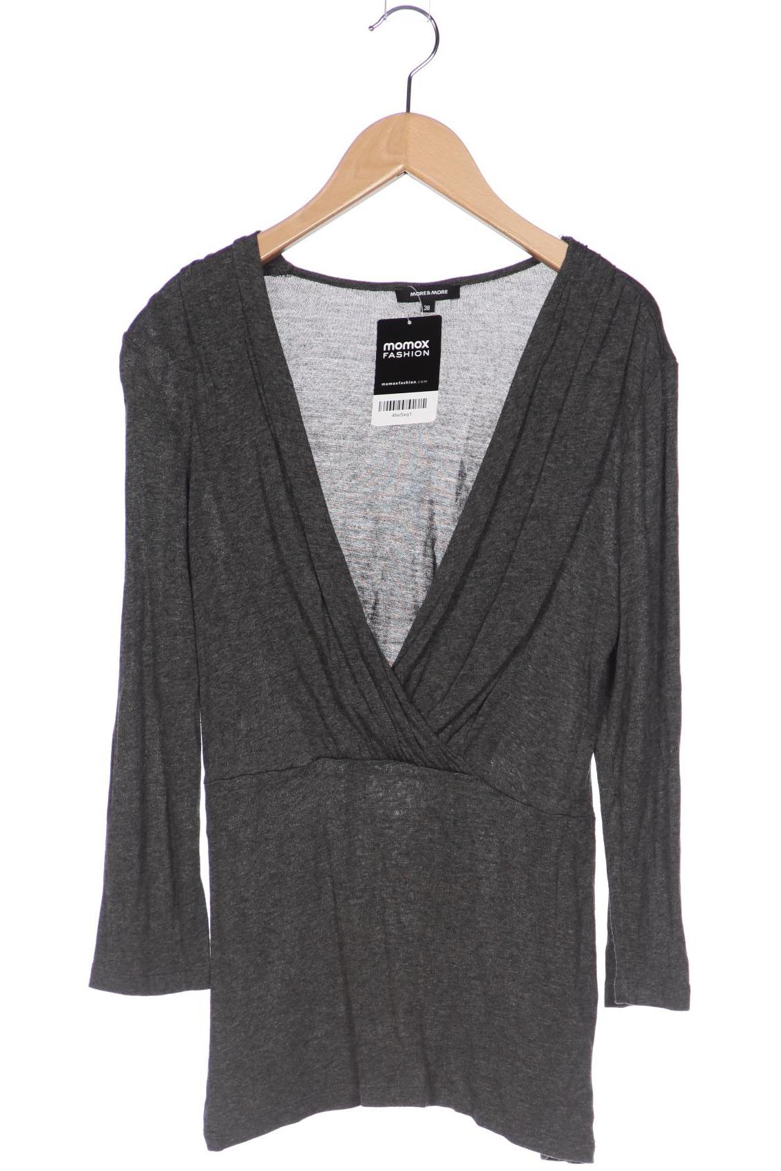 More & More Damen Pullover, grau von MORE & MORE