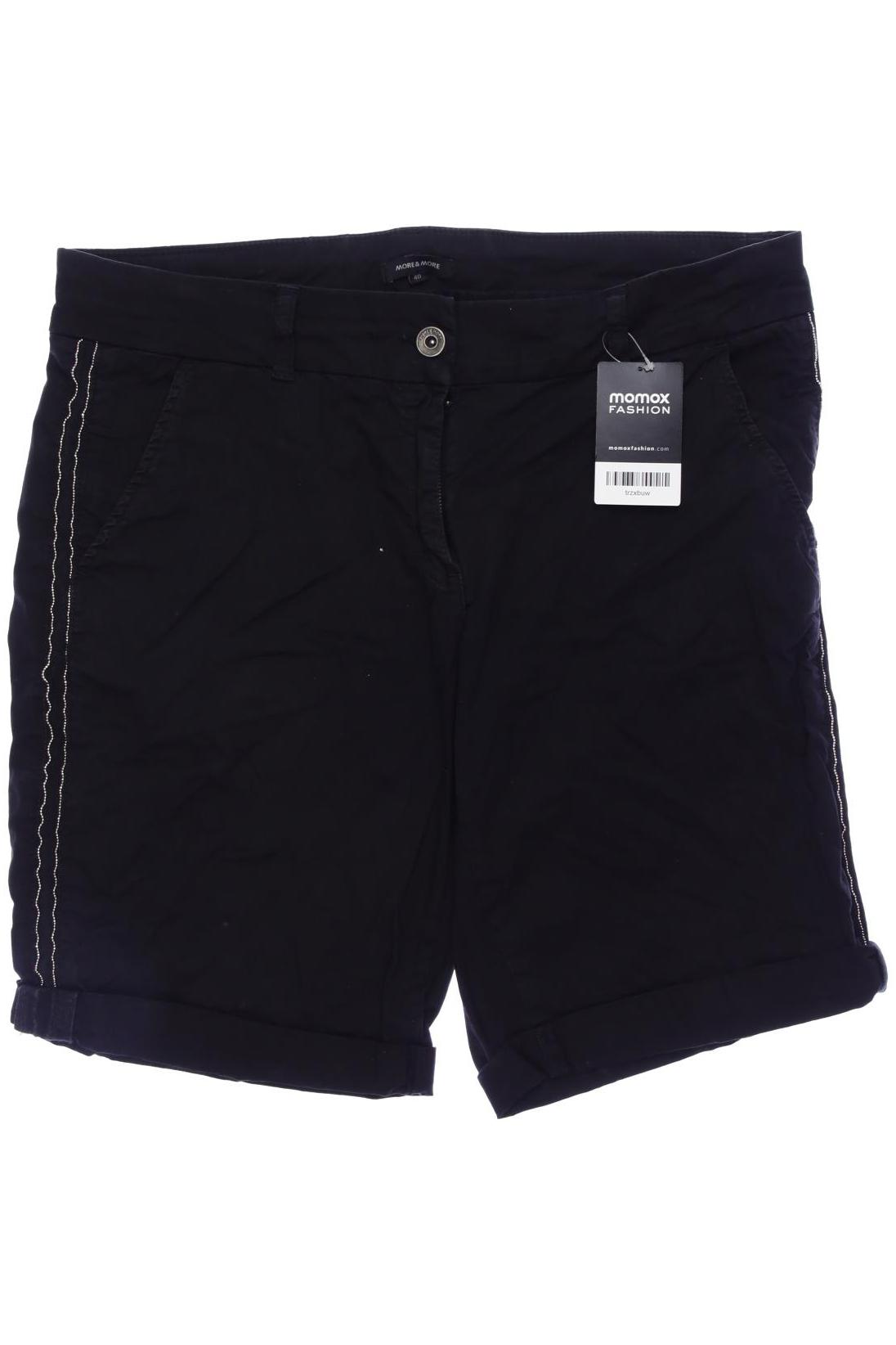 More & More Damen Shorts, schwarz, Gr. 40 von MORE & MORE