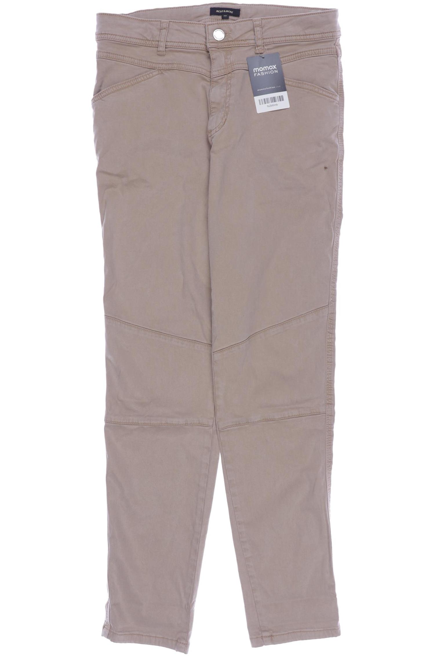 More & More Damen Stoffhose, beige von MORE & MORE