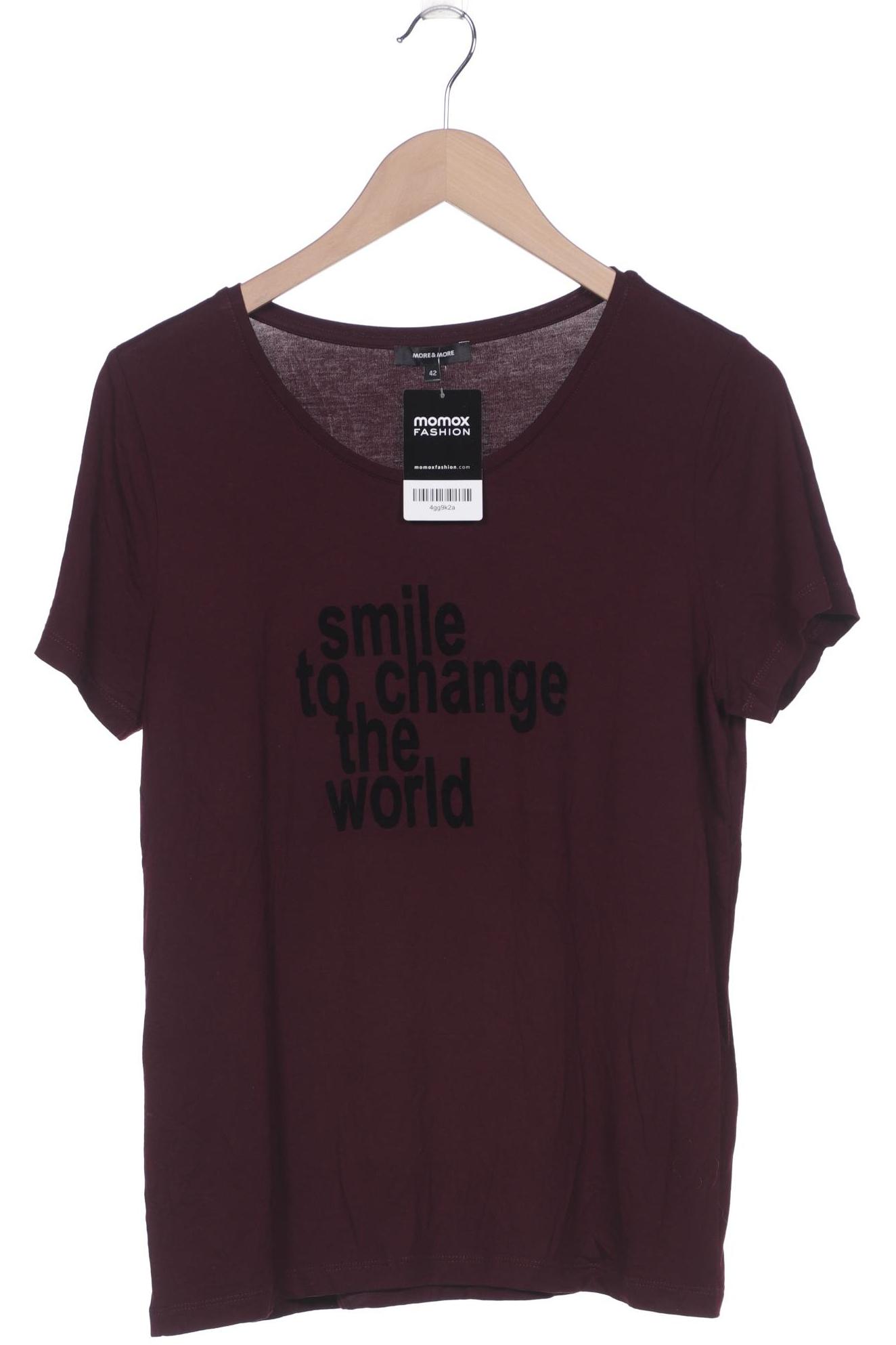 More & More Damen T-Shirt, bordeaux von MORE & MORE