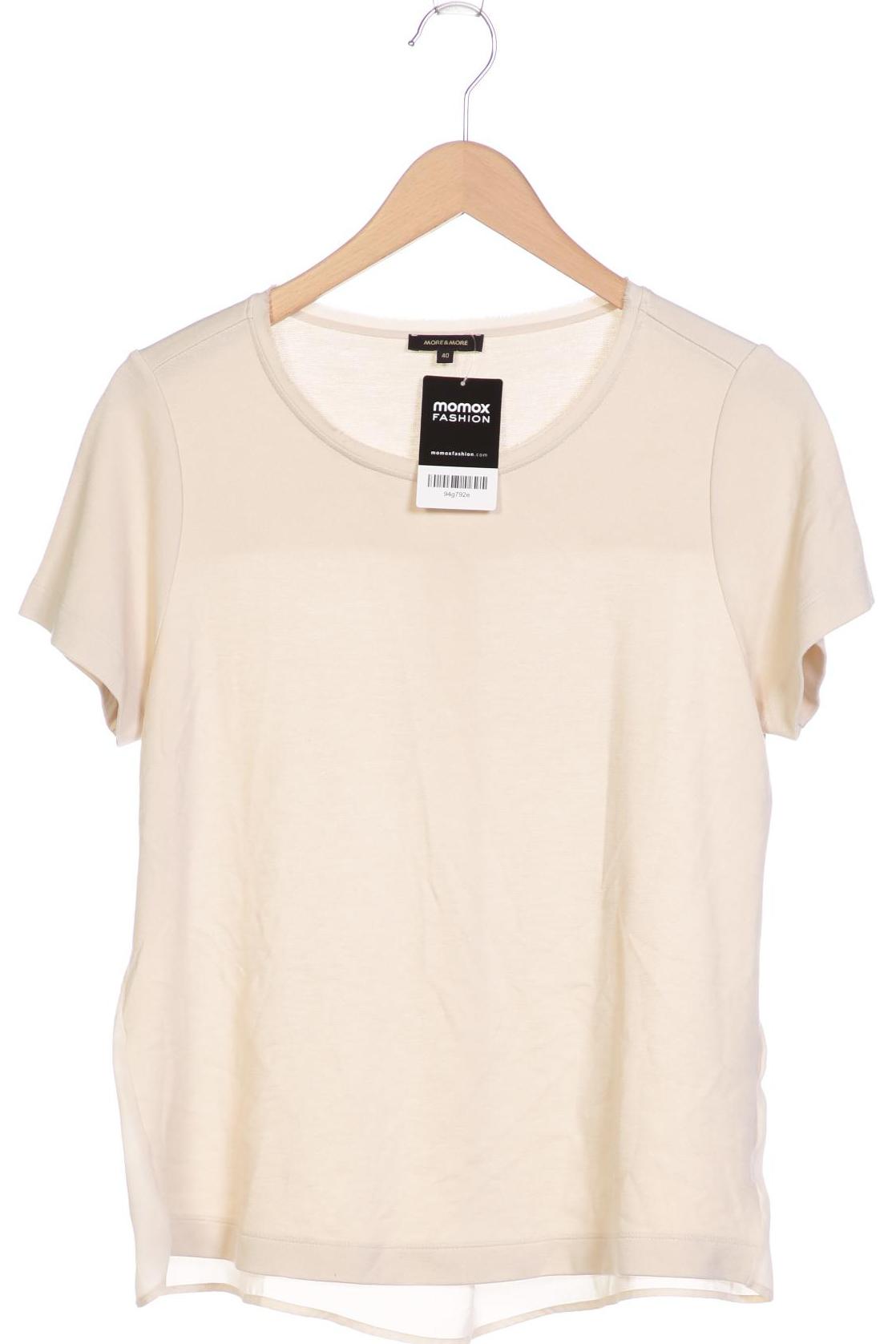 More & More Damen T-Shirt, cremeweiß von MORE & MORE