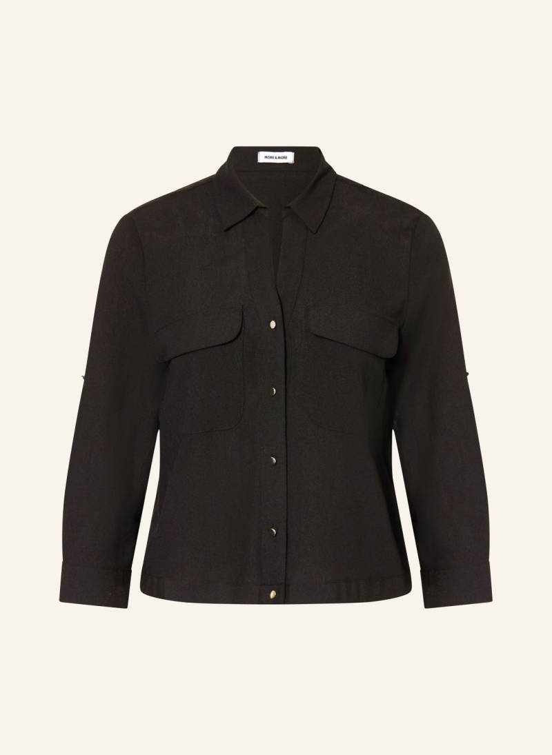More & More Hemdbluse Mit 3/4-Arm schwarz von MORE & MORE