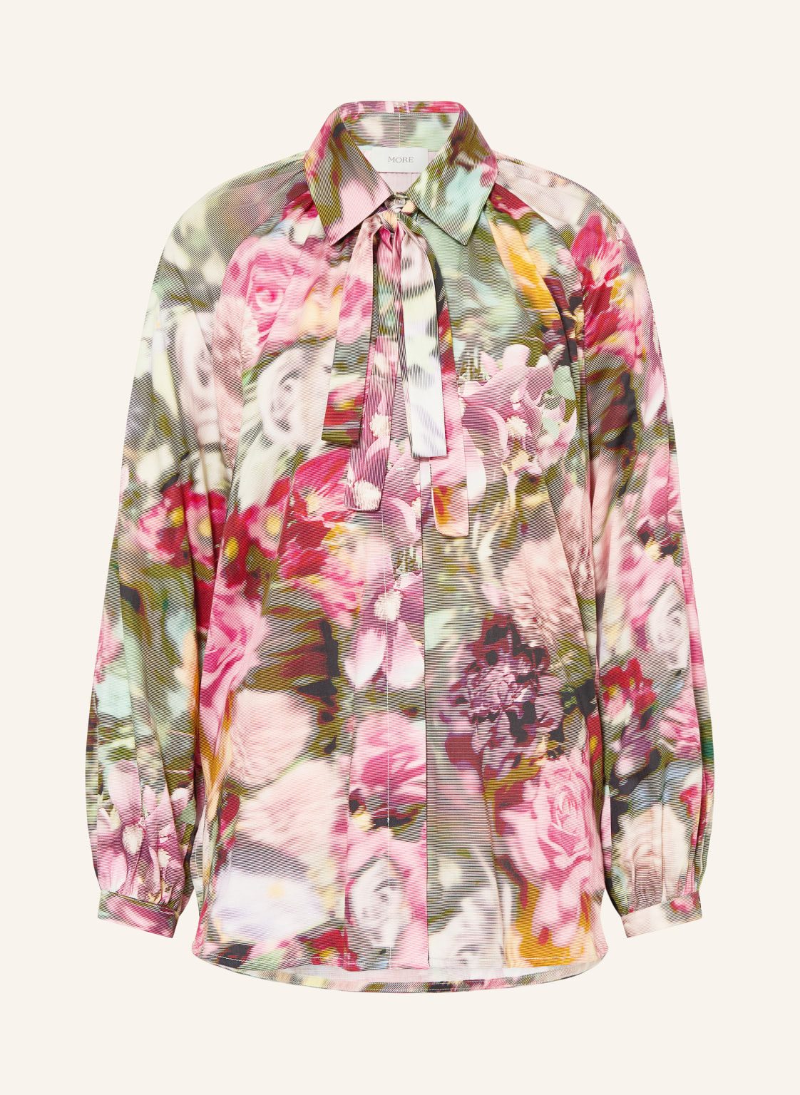 More & More Hemdbluse Mit Abnehmbarer Schluppe rosa von MORE & MORE