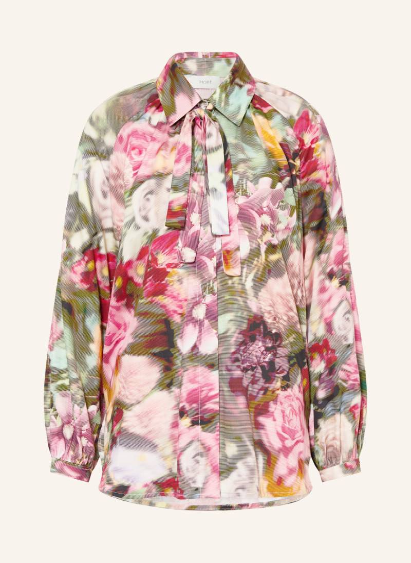 More & More Hemdbluse Mit Abnehmbarer Schluppe rosa von MORE & MORE