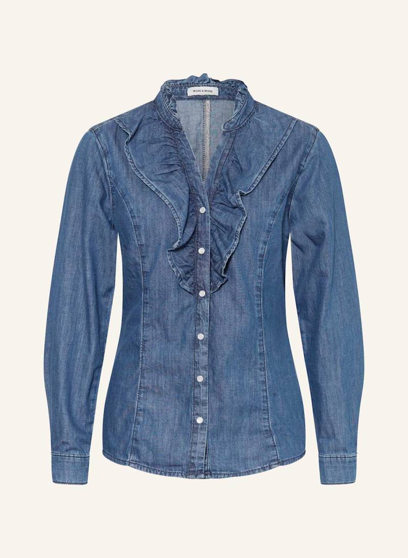 More & More Jeansbluse blau von MORE & MORE