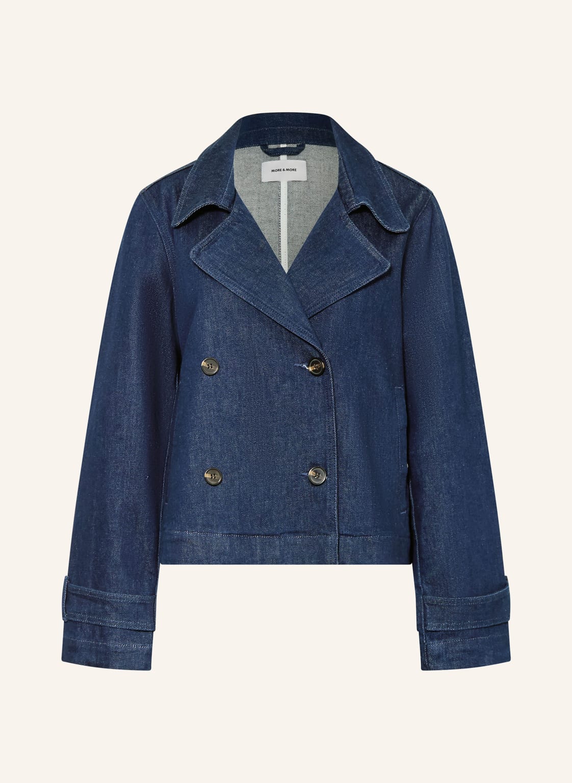More & More Jeansjacke blau von MORE & MORE