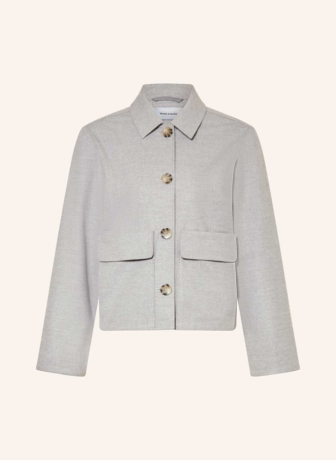 More & More Kastenjacke grau von MORE & MORE