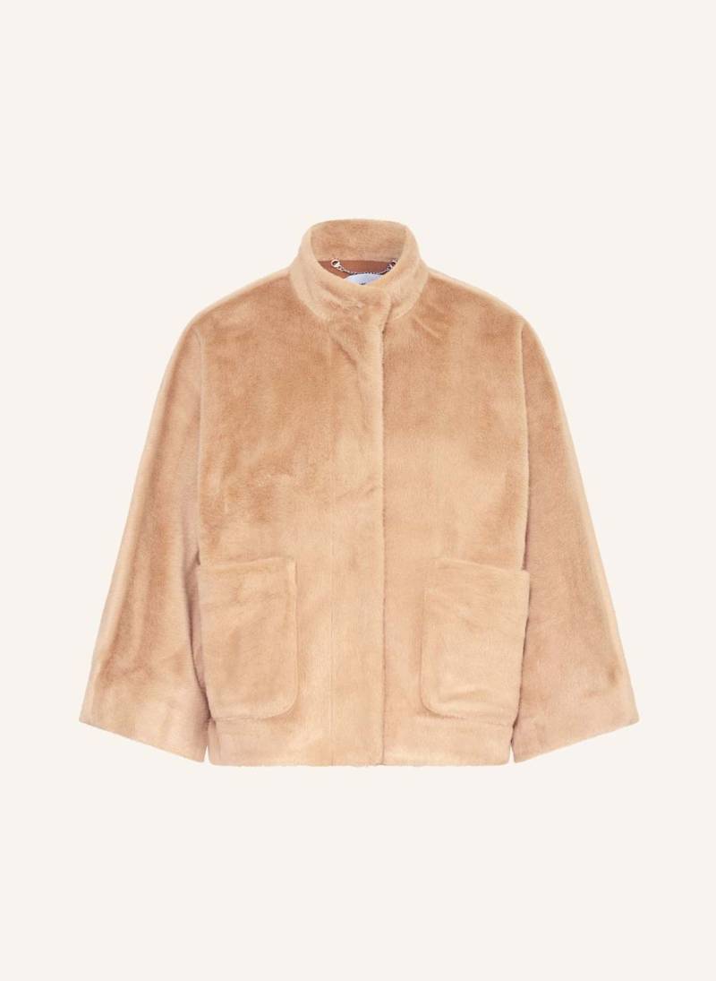 More & More Kunstfell-Jacke braun von MORE & MORE