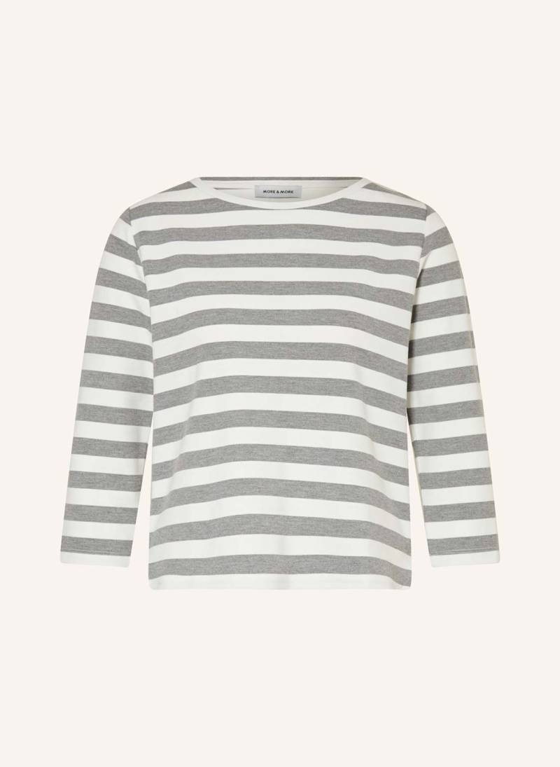 More & More Longsleeve Mit 3/4-Arm grau von MORE & MORE