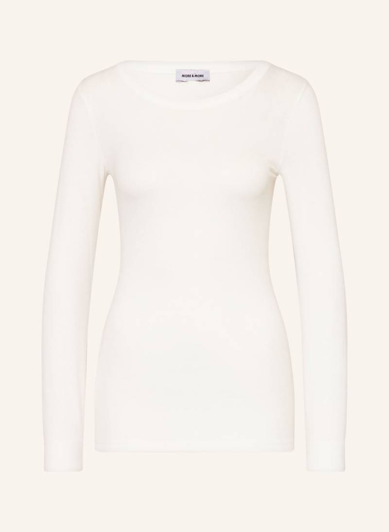 More & More Longsleeve weiss von MORE & MORE