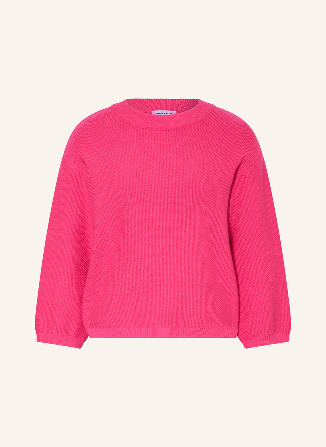 More & More Pullover Mit 3/4-Arm pink von MORE & MORE