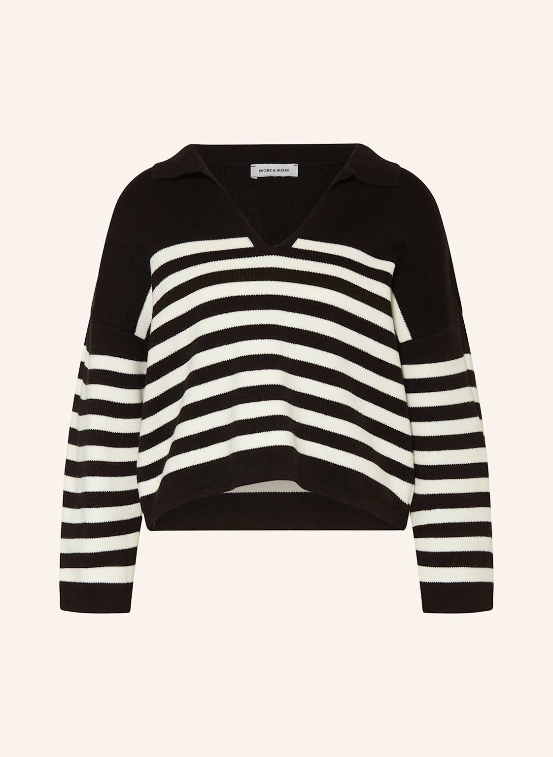 More & More Pullover schwarz von MORE & MORE