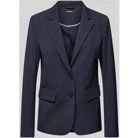 More & More Regular Fit Blazer mit Reverskragen in Marine, Größe 40 More & More Regular Fit Blazer mit Reverskragen in Marine, Größe 40 von MORE & MORE