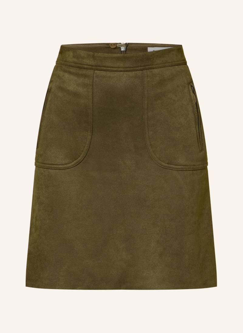 More & More Rock In Lederoptik gruen von MORE & MORE