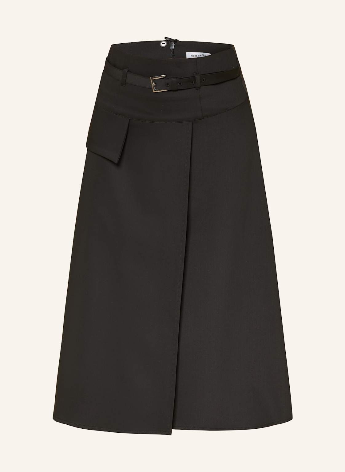 More & More Rock In Wickeloptik schwarz von MORE & MORE