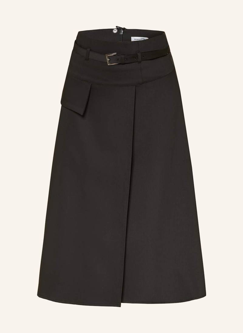 More & More Rock In Wickeloptik schwarz von MORE & MORE