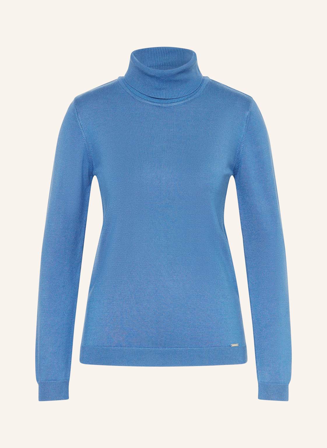More & More Rollkragenpullover blau von MORE & MORE