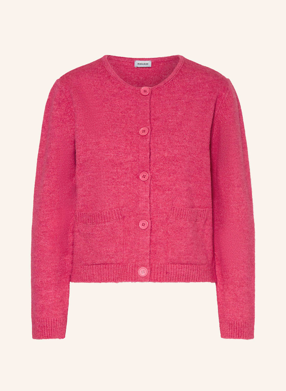 More & More Strickjacke pink von MORE & MORE