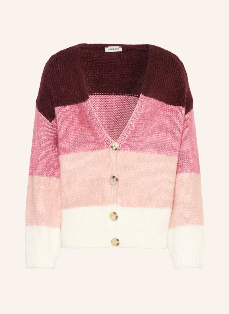 More & More Strickjacke rot von MORE & MORE
