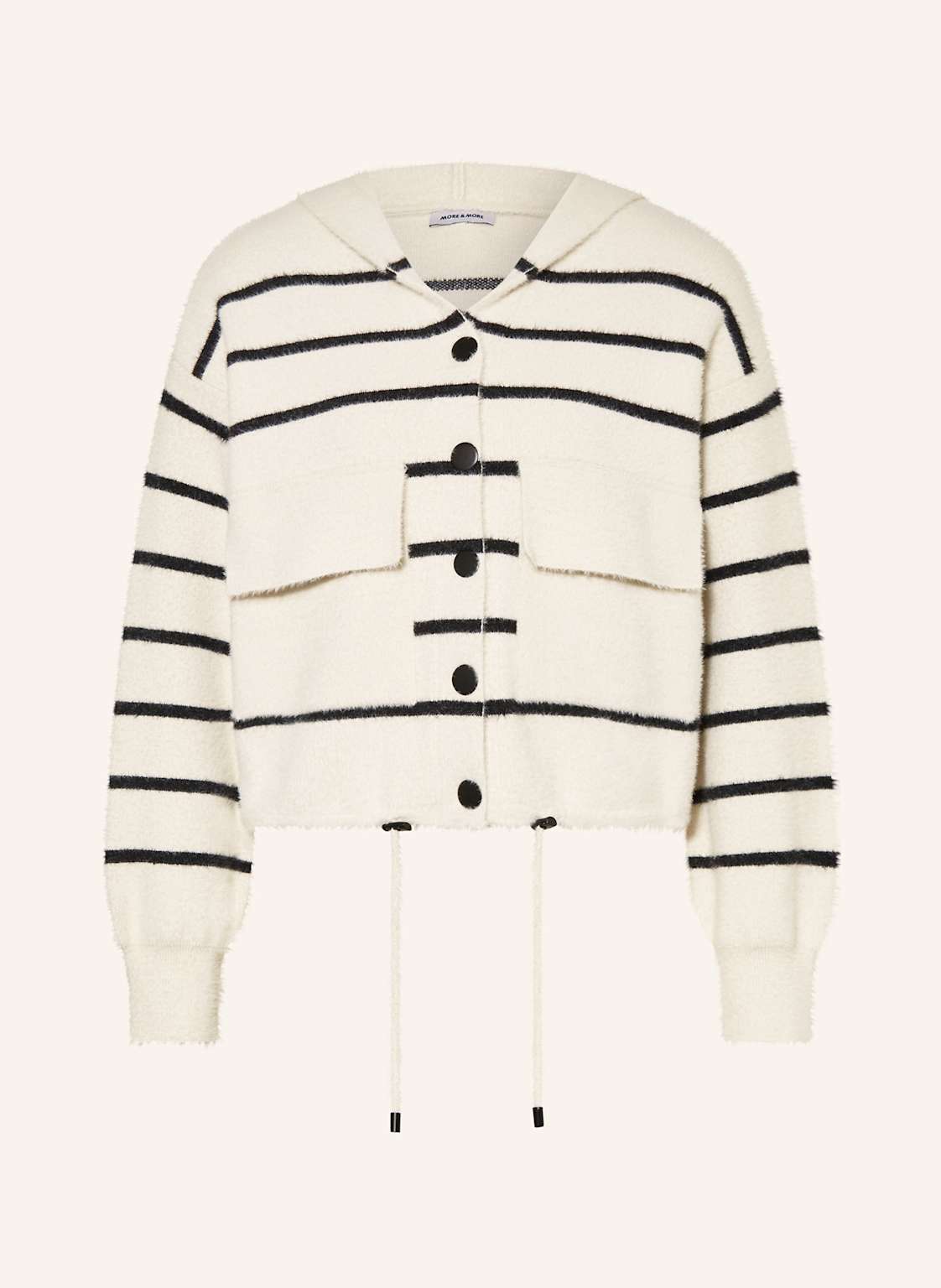 More & More Strickjacke weiss von MORE & MORE