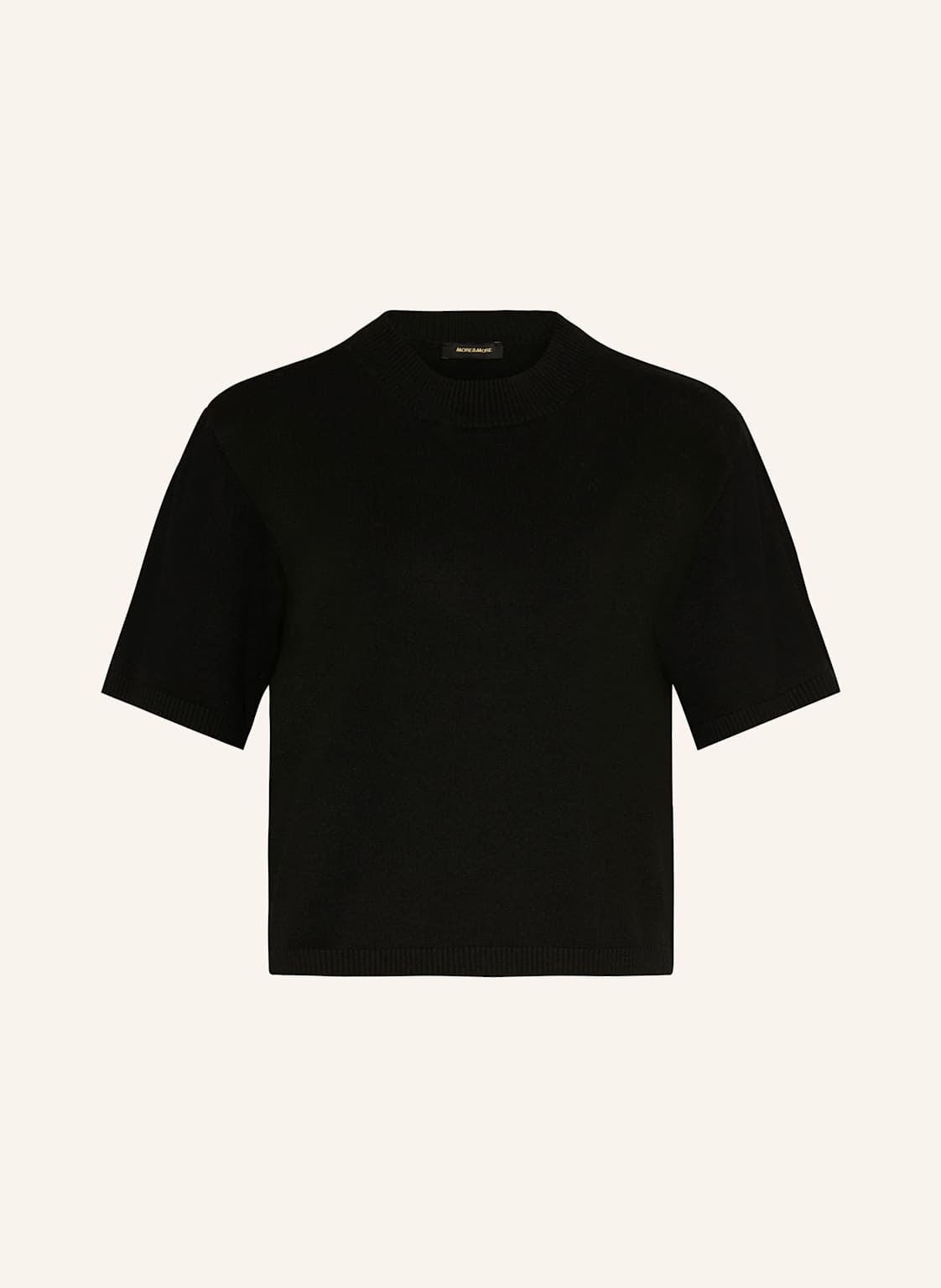 More & More Strickshirt schwarz von MORE & MORE