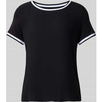 More & More T-Shirt mit Rundhalsausschnitt in Black, Größe 38 von MORE & MORE