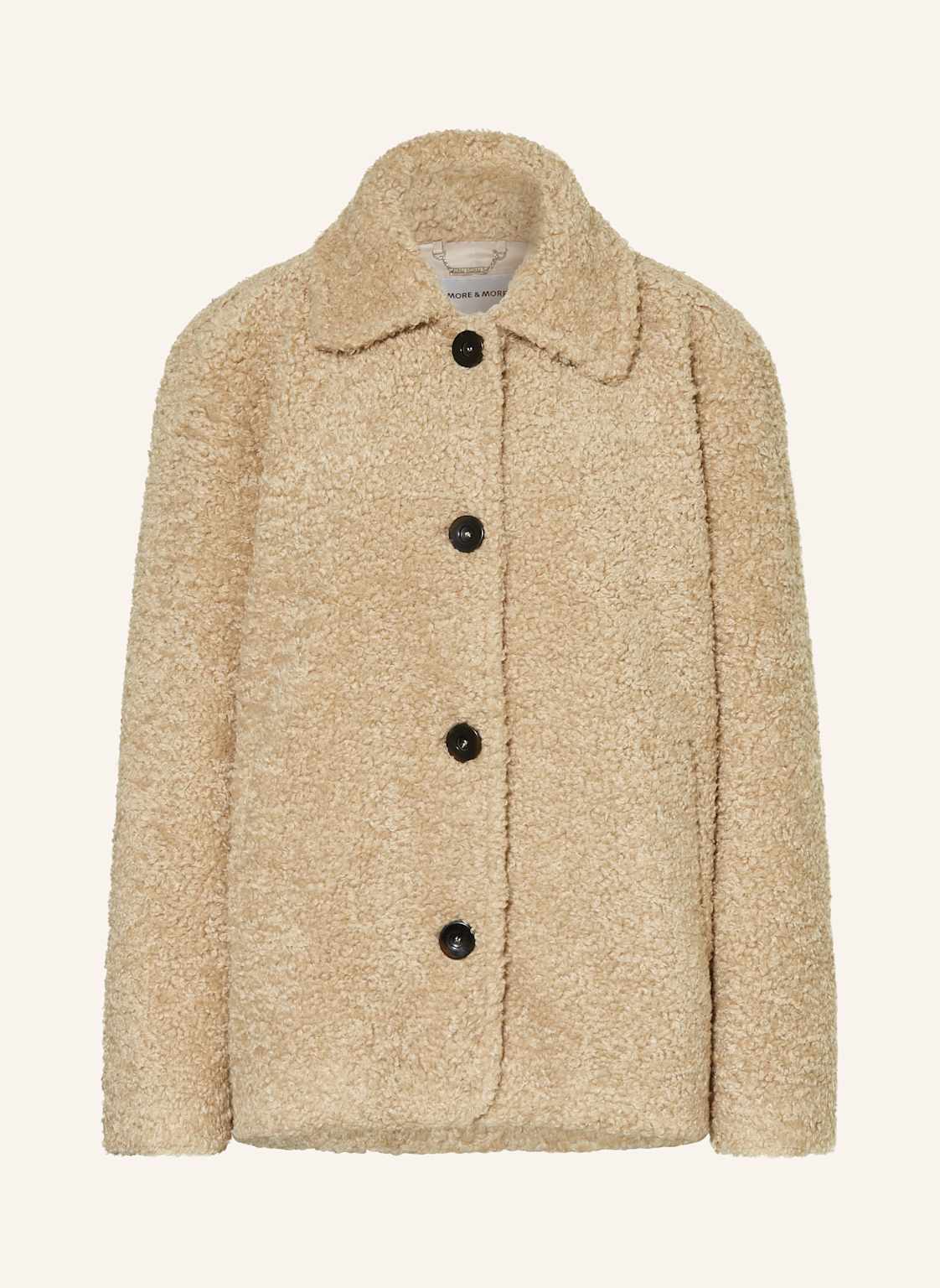 More & More Teddyfell-Jacke beige von MORE & MORE