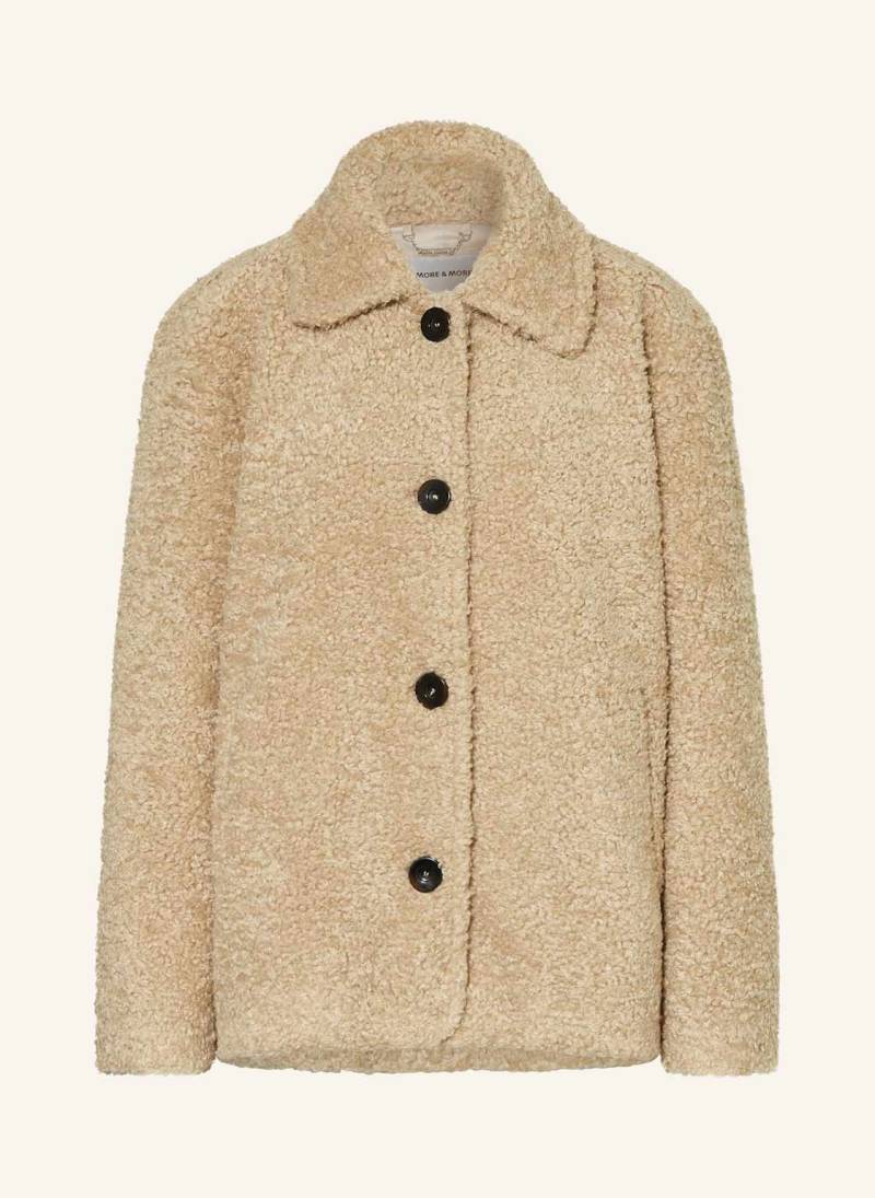 More & More Teddyfell-Jacke beige von MORE & MORE