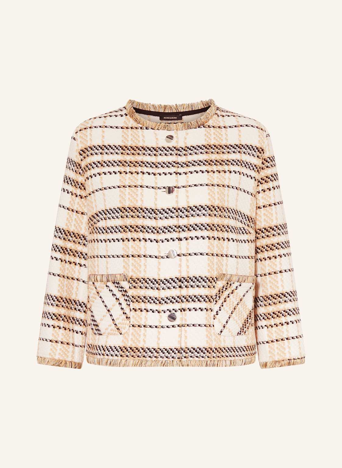 More & More Tweed-Jacke beige More & More Tweed-Jacke beige von MORE & MORE