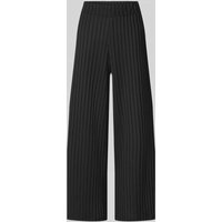 More & More Wide Leg Stoffhose mit Strukturmuster in Black, Größe 34 More & More Wide Leg Stoffhose mit Strukturmuster in Black, Größe 34 von MORE & MORE