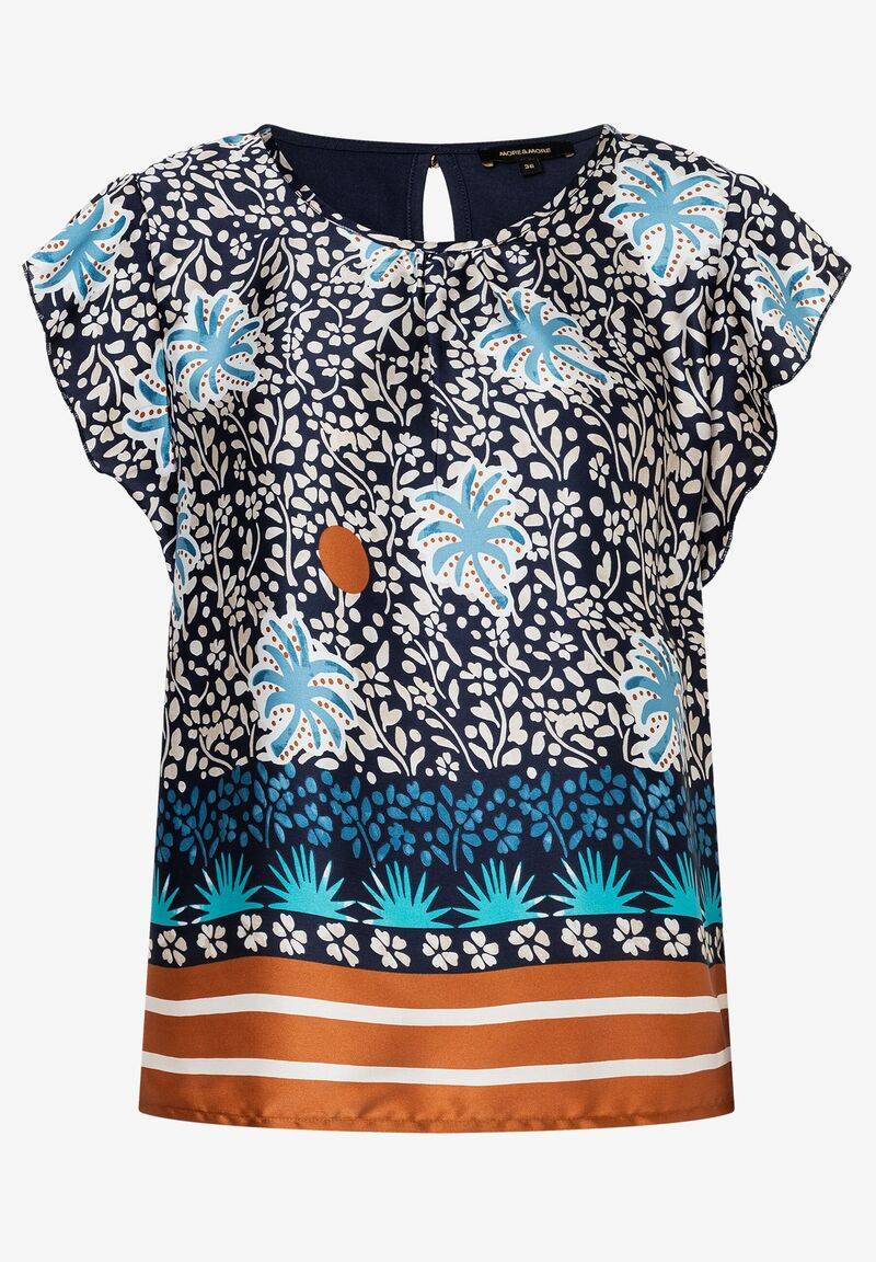 Patch-Shirt with Print von MORE & MORE