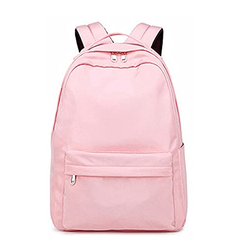 Schulrucksack Mädchen Teenager Laptop Schul Rucksack Schule Teen Schultasche Daypack Studenten Rucksack Damen Volkschule Rucksack Universität Jugendliche Süße Rucksäcke Mädchen Wasserdicht (Rosa) von MOREASE