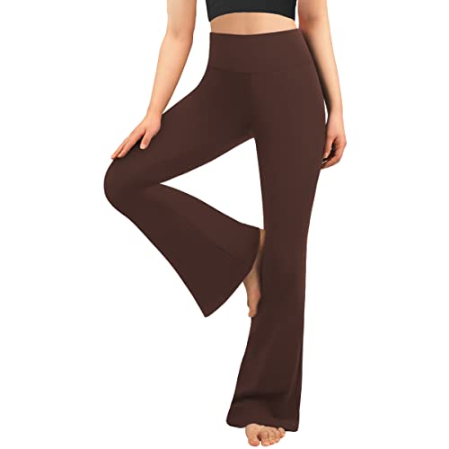 MOREFEEL Fleece gefütterte Hose Frauen Flare Yogahose für Frauen Bootcut Thermohose für Winter, Fleece Braun, M MOREFEEL Fleece gefütterte Hose Frauen Flare Yogahose für Frauen Bootcut Thermohose für Winter, Fleece Braun, M von MOREFEEL