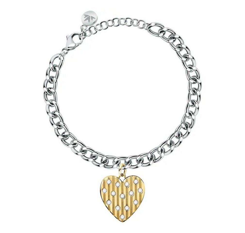 MORELLATO Armband Charming steel bicolor bracelet with heart Incanto SAVA07 MORELLATO Armband Charming steel bicolor bracelet with heart Incanto SAVA07 von MORELLATO
