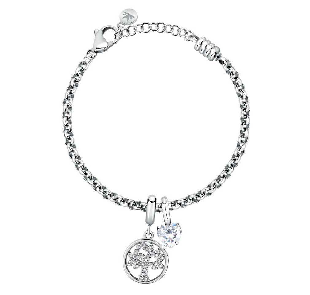 MORELLATO Armband Modernes Stahlarmband mit Drops-Anhängern SCZ1348 von MORELLATO