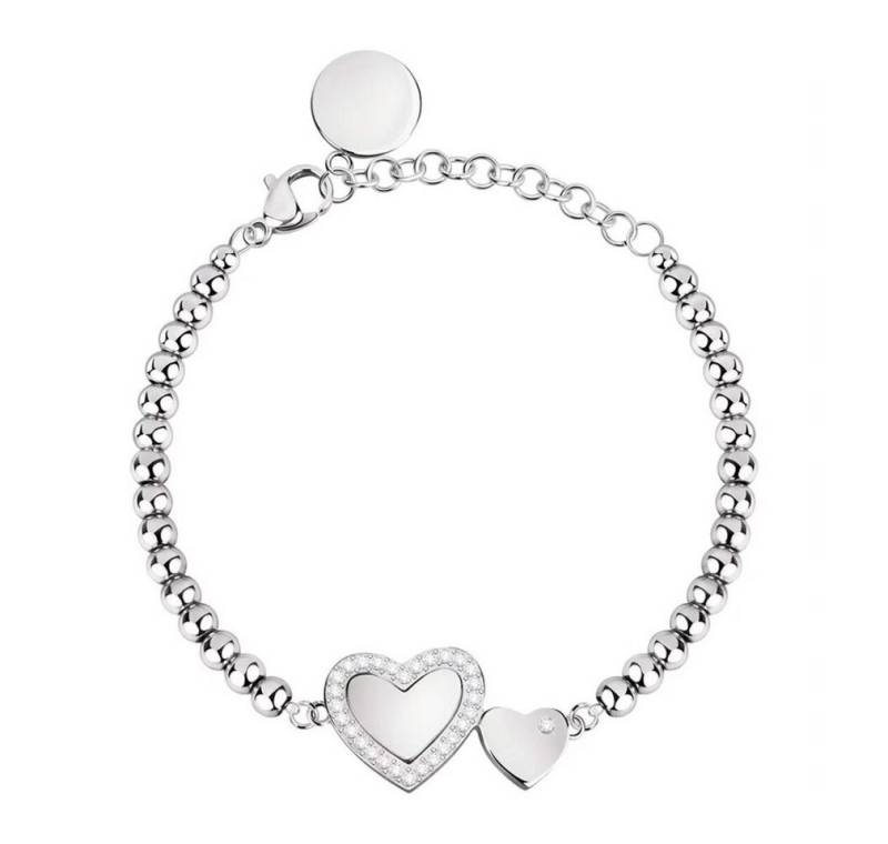MORELLATO Armband Steel ball bracelet with hearts SOR24 von MORELLATO