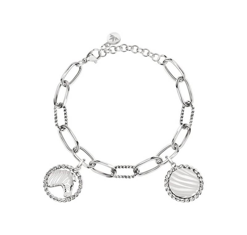 MORELLATO Armband Steel bracelet with zebra pendant Madagascar SATF08 von MORELLATO